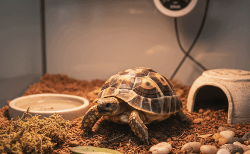 リクガメのケージ