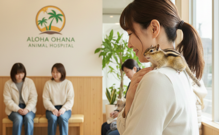 シマリスの受診